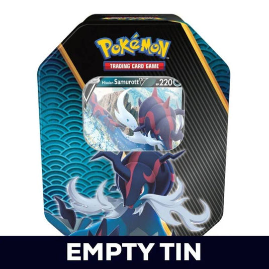 Pokemon - Divergent Powers Tin - Hisuian Samurott V - empty