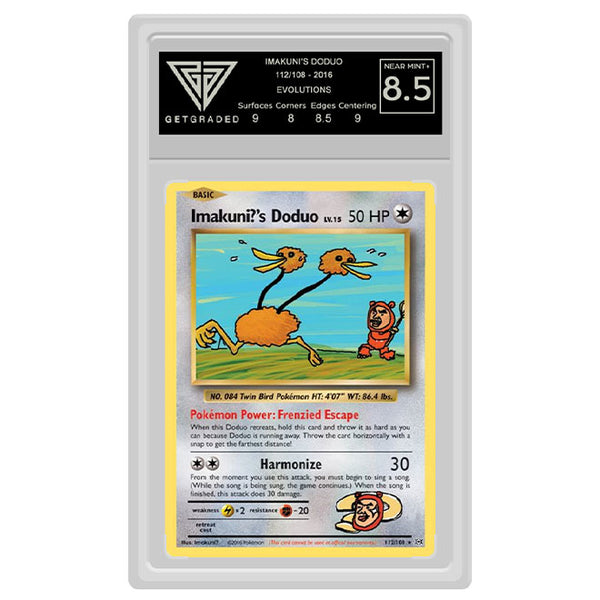 XY Evolutions - Imakuni?'s Doduo (Secret Rare) - 112/108 - Graded XY Evolutions - Imakuni?'s Doduo (Secret Rare) - 112/108 - Graded
