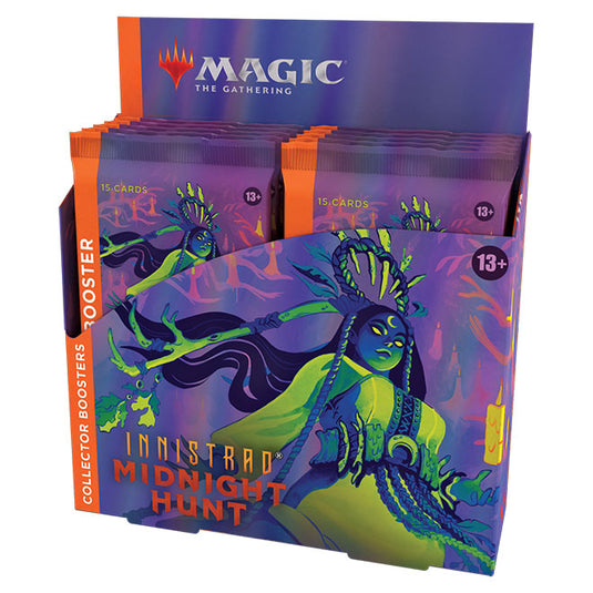 Magic the Gathering - Innistrad - Midnight Hunt - Collector Booster Box (12 Packs)
