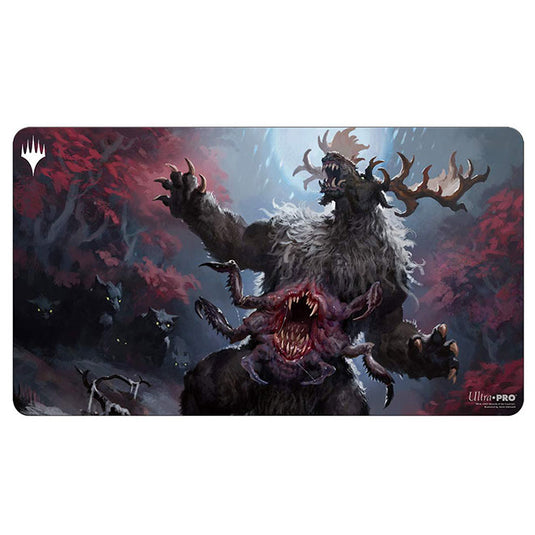 Ultra Pro - Magic The Gathering - Innistrad Crimson Vow - Playmat - Ulvenwald Behemoth