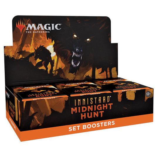 Magic the Gathering - Innistrad - Midnight Hunt - Set Booster Box (30 Packs)