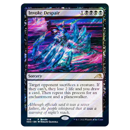 Magic The Gathering - Kamigawa - Neon Dynasty - Invoke Despair - 506/302 (Foil)