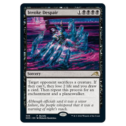 Magic The Gathering - Kamigawa - Neon Dynasty - Invoke Despair - 506/302