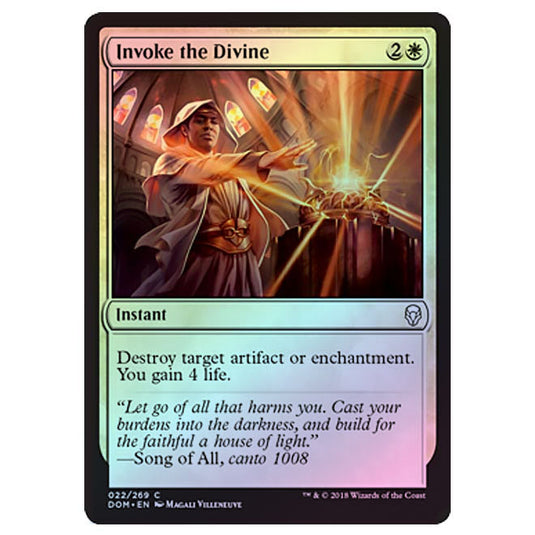 Magic The Gathering - Dominaria - Invoke the Divine (Foil) - 22/269