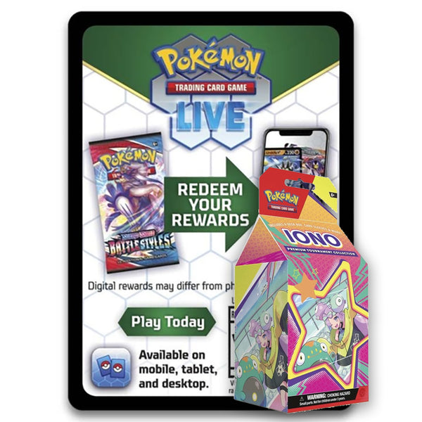 Pokemon - Iono Premium Tournament Collection - Online Code Card Pokemon - Iono Premium Tournament Collection - Online Code Card