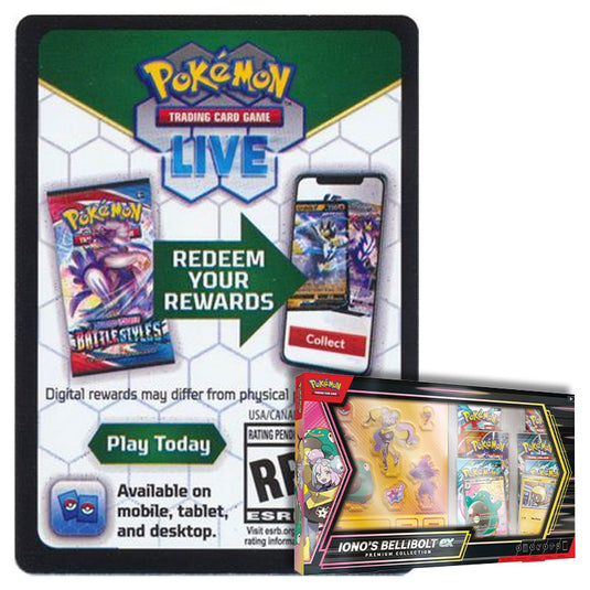 pokemon trading card game ionos bellibolt ex premium collection Pokemon - Iono's Bellibolt ex Premium Collection