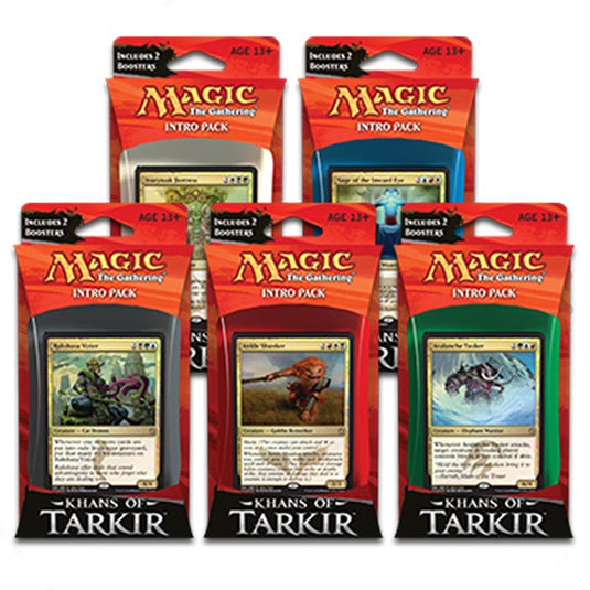 Magic The Gathering - Khans of Tarkir - Intro Packs Set