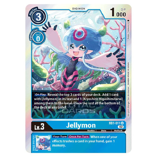 Digimon Card Game - RB-01: Resurgence Booster - Jellymon - (Uncommon) - RB1-011