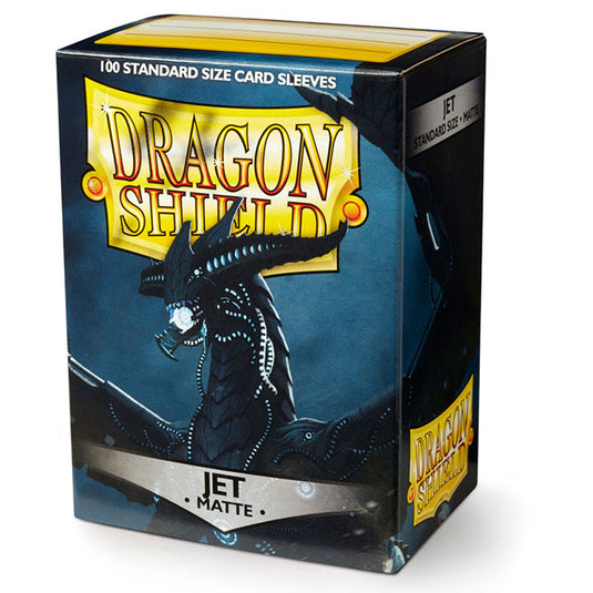 Dragon Shield - Standard Matte Sleeves - Jet - (100 Sleeves)