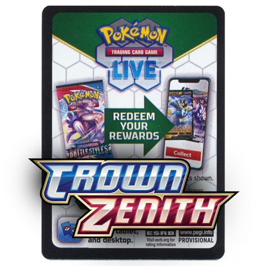 Pokemon - Crown Zenith - Online Code Card