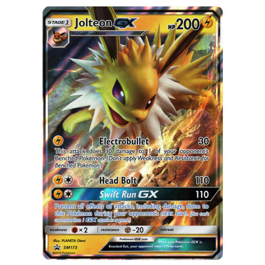 Pokemon - Sun & Moon - SM Black Star Promos - Jolteon GX - SM173