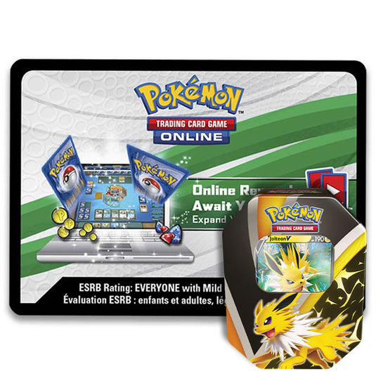 Pokemon - Jolteon V Tin - Online Code Card