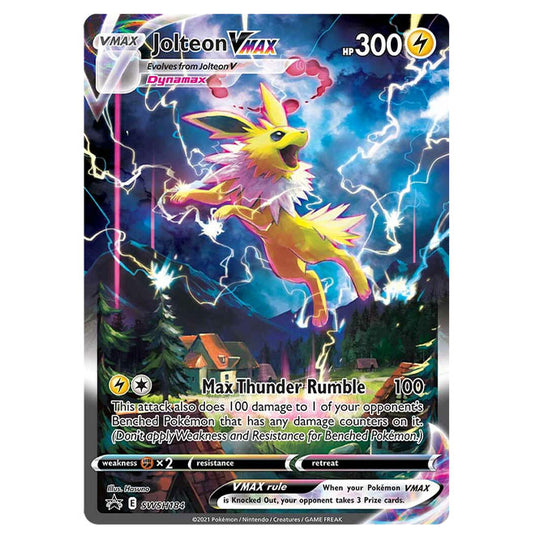 Pokemon - Sword & Shield - SWSH Black Star Promos - Jolteon VMAX - SWSH184