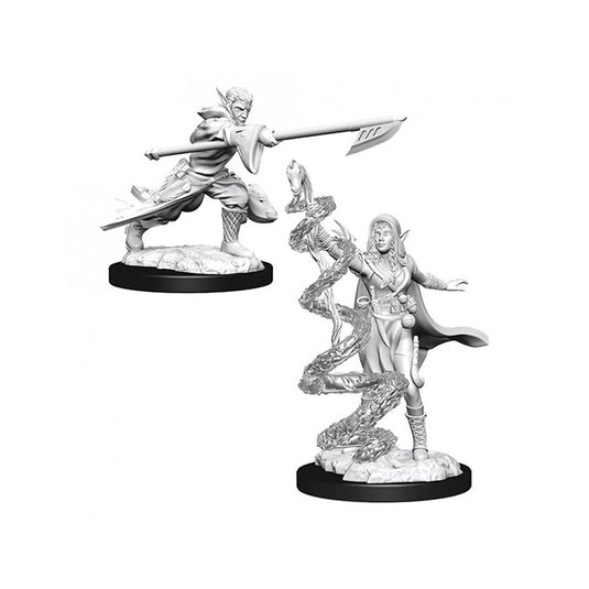 Magic the Gathering Unpainted Miniatures: Joraga Warcaller & Joraga Treespeaker