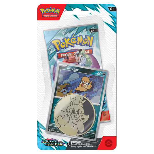 Pokemon - Scarlet & Violet - Journey Together - Checklane Blister - Scraggy