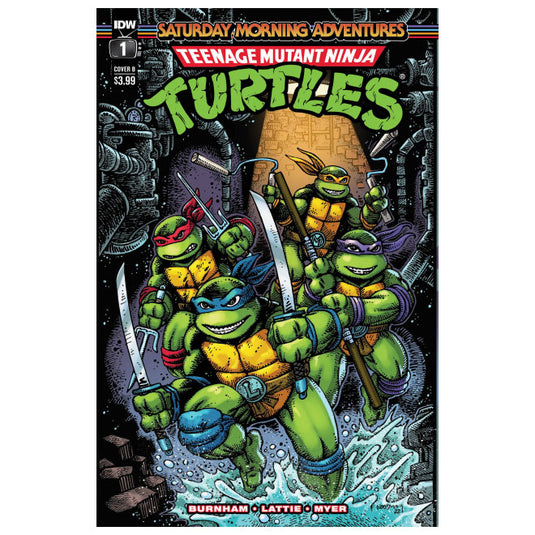 Tmnt Saturday Morning Adventures - Issue 1 Cover B Eastman