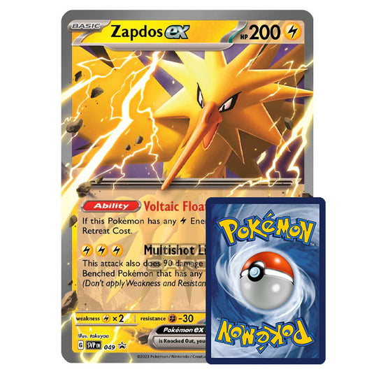 Pokemon - Zapdos ex - Oversized Promo Card (SVP049)