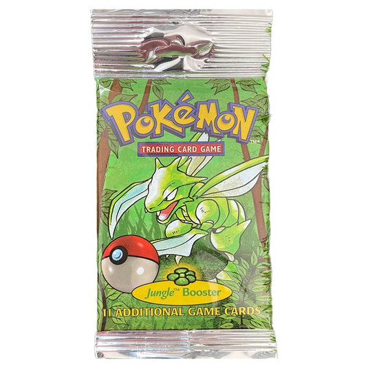 Pokemon Jungle Booster Pack Scyther Artwork Long Crimp