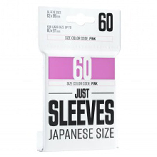 Just Sleeves - Japanese Size - Pink (60 Sleeves)