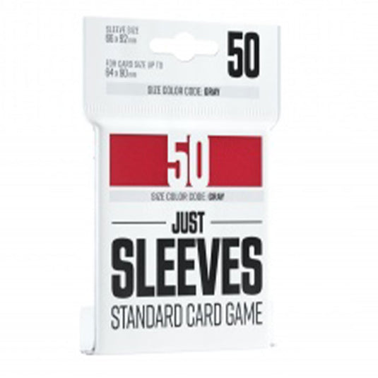 Just Sleeves - Standard Sleeves - Red (50 Sleeves)