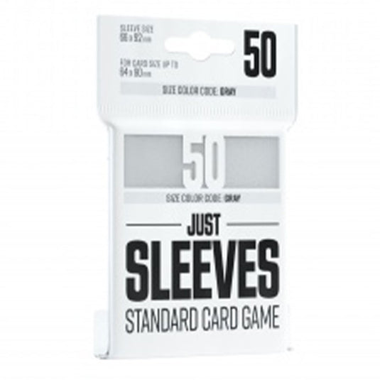 Just Sleeves - Standard Sleeves - White (50 Sleeves)