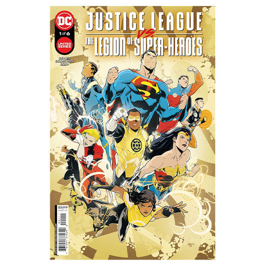 Justice League VS Legion Of Superheroes - Issue 1 - Cover A - A Godlewski