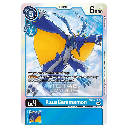 Digimon Card Game - RB-01: Resurgence Booster - KausGammamon - (Common) - RB1-012