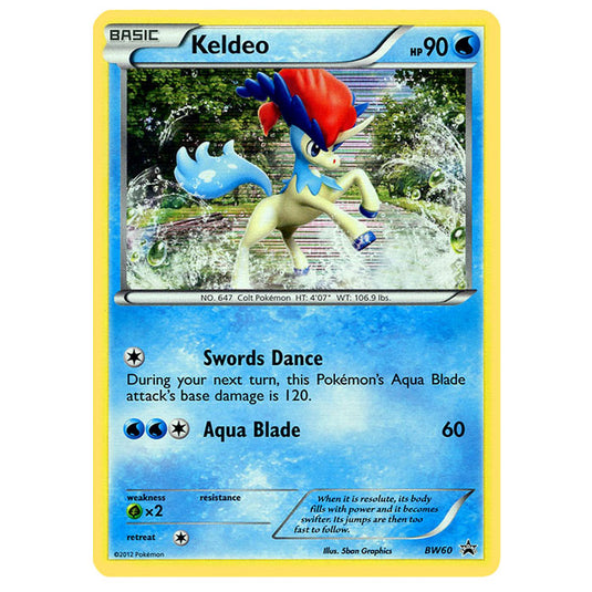 Pokemon - Black & White - BW Black Star Promos - Keldeo - BW60