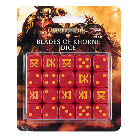 Warhammer Age of Sigmar - Blades of Khorne - Dice Set