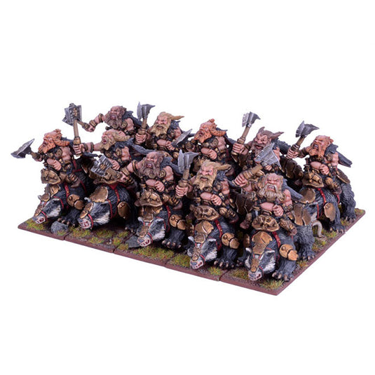 Kings of War - Dwarf Brock Riders Regiment