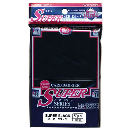 KMC - Sleeves - Super Black (80)