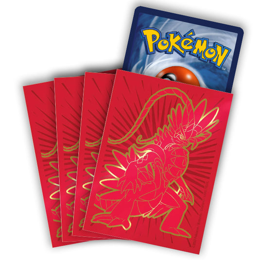 Pokemon - Scarlet & Violet Base Set - Elite Trainer Box - Koraidon - Card Sleeves (65 Sleeves)
