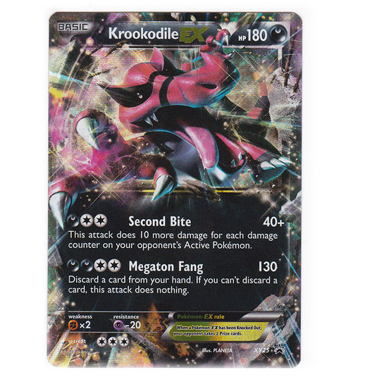 Pokemon - XY - XY Black Star Promos - Krookodile EX - XY25