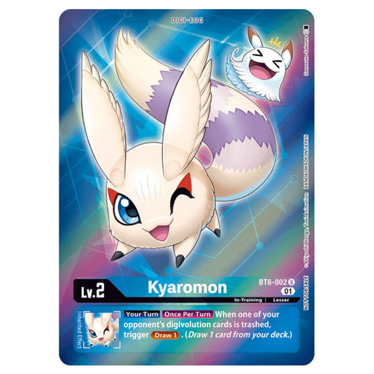 Digimon Card Game - Kyaromon (Box Topper) - BT6-002