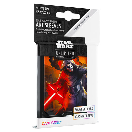 Gamegenic - Star Wars Unlimited - Art Sleeves - Kylo Ren (60 Sleeves)