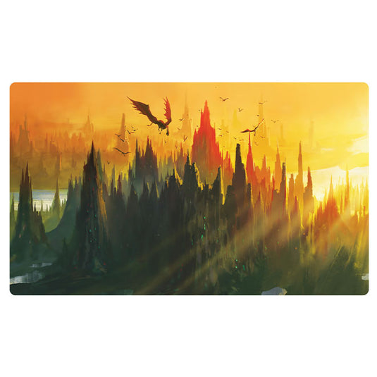 Total Cards - Lair Dragon By The River Valley - Playmat