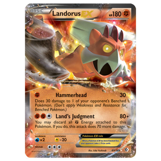 Pokemon - Black & White - Boundaries Crossed - Landorus EX 89/149