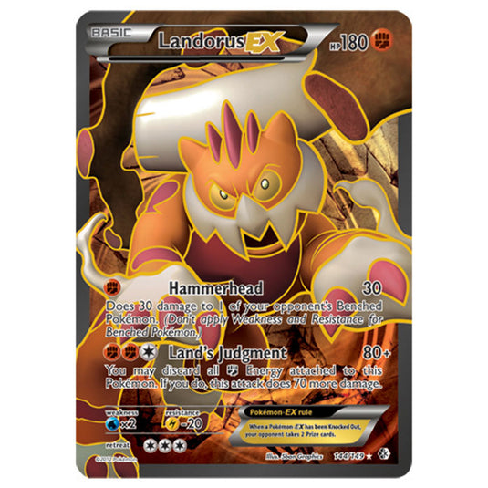 Pokemon - Black & White - Boundaries Crossed - Landorus EX Full-Art 144/149