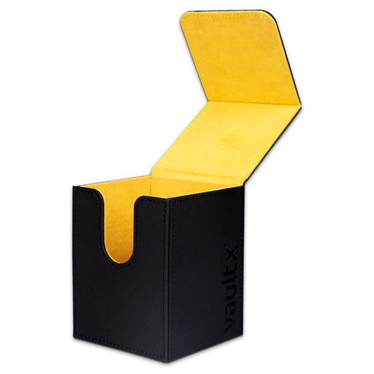 Vault X - Large Exo-TecÂ® - Deck Box - Black & Yellow