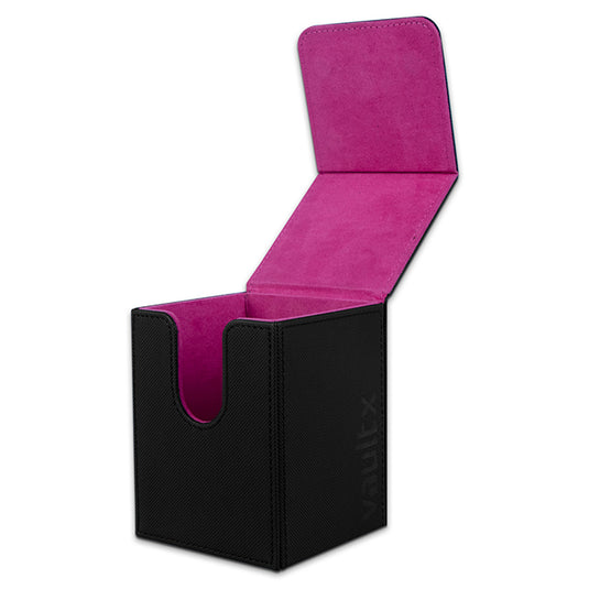 Vault X - Large Exo-TecÂ® - Deck Box - Black & Pink