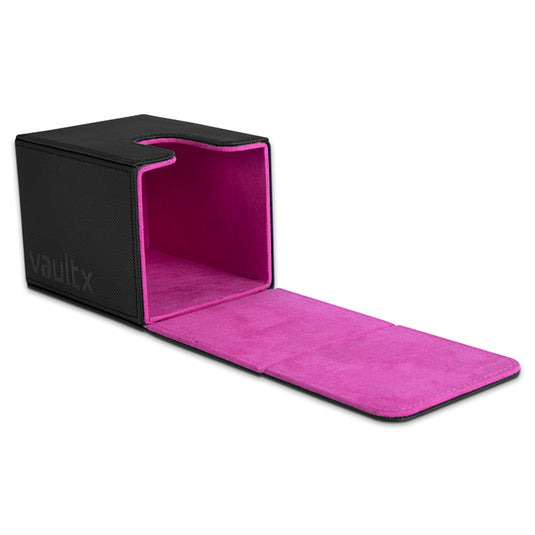 Vault X - Large Exo-TecÂ® - Deck Box - Black & Pink