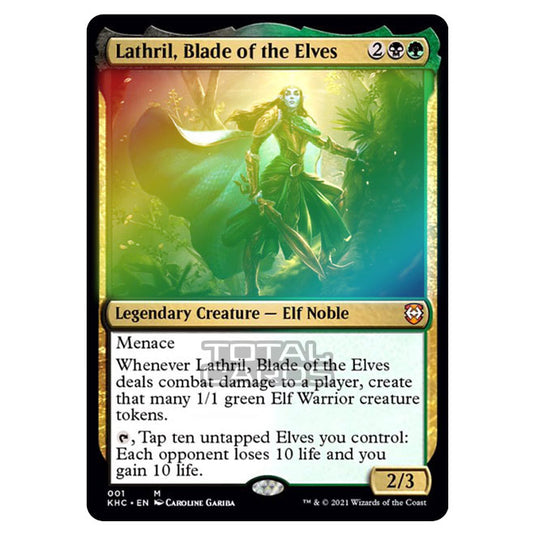 Magic The Gathering - Kaldheim Commander - Lathril, Blade of the Elves (Foil) - 1/119