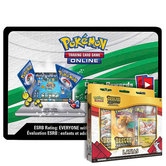 Pokemon - Dragon Majesty - Latias Pin Collection - Online Code Card