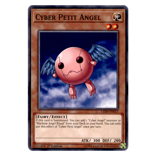 Yu-Gi-Oh! - Sisters of the Rose - Cyber Petit Angel (Common) LED4-EN017