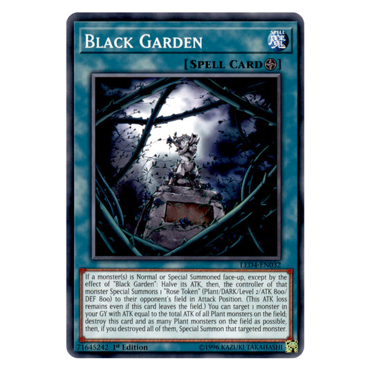 Yu-Gi-Oh! - Sisters of the Rose - Black Garden (Common) LED4-EN032