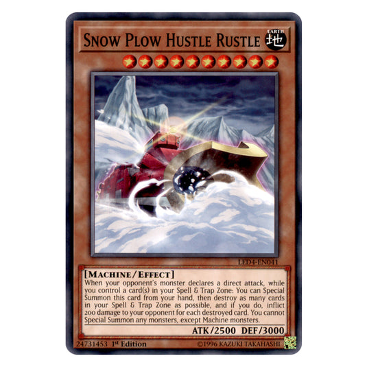 Yu-Gi-Oh! - Sisters of the Rose - Snow Plow Hustle Rustle (Common) LED4-EN041