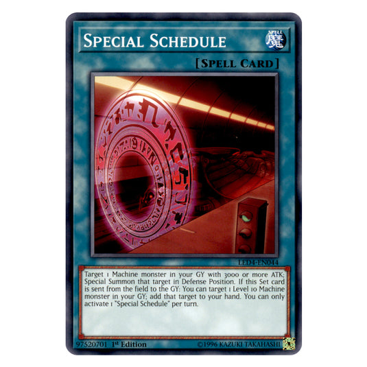 Yu-Gi-Oh! - Sisters of the Rose - Special Schedule (Common) LED4-EN044