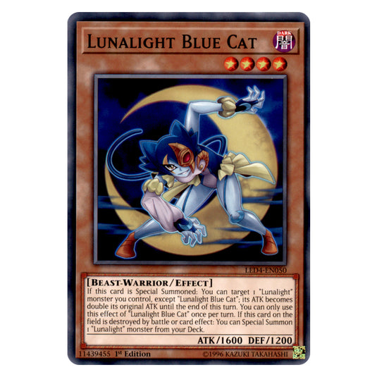 Yu-Gi-Oh! - Sisters of the Rose - Lunalight Blue Cat (Common) LED4-EN050