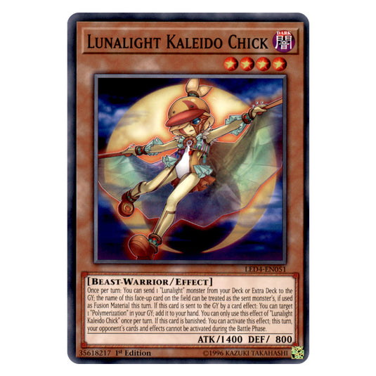 Yu-Gi-Oh! - Sisters of the Rose - Lunalight Kaleido Chick (Common) LED4-EN051