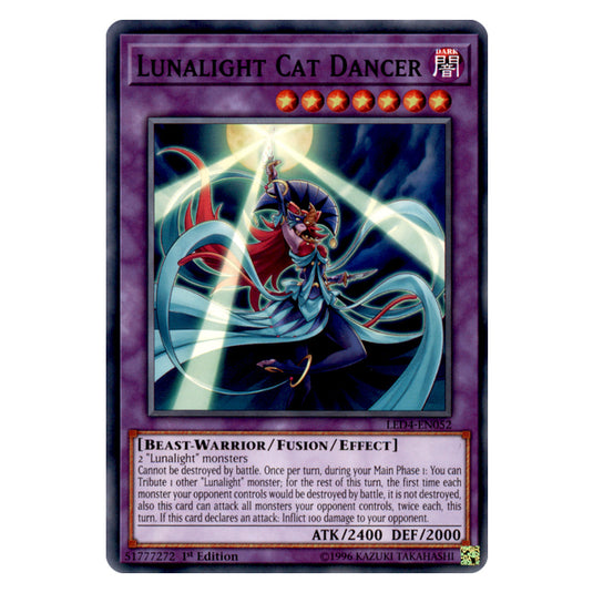 Yu-Gi-Oh! - Sisters of the Rose - Lunalight Cat Dancer (Common) LED4-E Yu-Gi-Oh! - Sisters of the Rose - Lunalight Cat Dancer (Common) LED4-E
